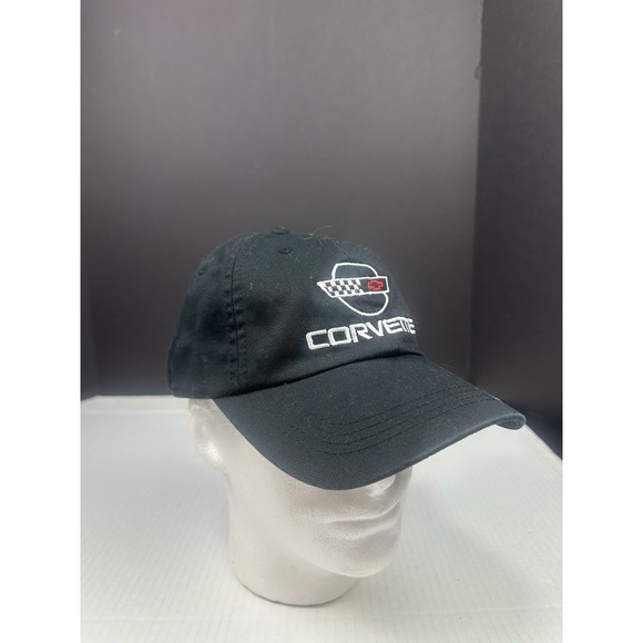 Corvette Other - Corvette Mad House High Performance Apparel Relaxed-Fit Strapback Black Hat Cap